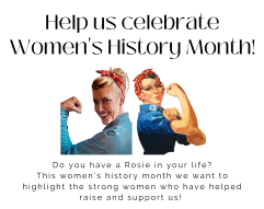 Help us celebrate Women’s History Month!